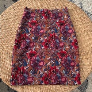 Maeve Multicolor Floral Skirt